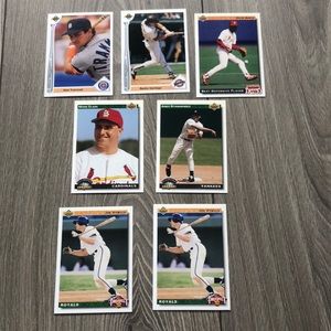 7 1990s UD MLB cards